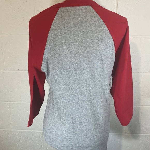 Friends Christmas Movies Themed Holiday Baseball Raglan T-shirt - Picture 8 of 13